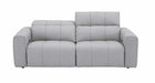 J&M Furniture - Prescott Leather Sofa Set in Light Grey - 16789-SL - GreatFurnitureDeal