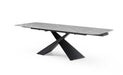 ESF Furniture - 9422 - 5 Piece Dining Table Set in Dark Grey - 9422TABLE-5SET - GreatFurnitureDeal