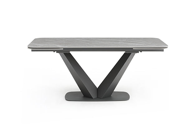 ESF Furniture - Cloud 5 Piece Dining Table Set in Light Grey - CLOUDTABLE-5SET - GreatFurnitureDeal