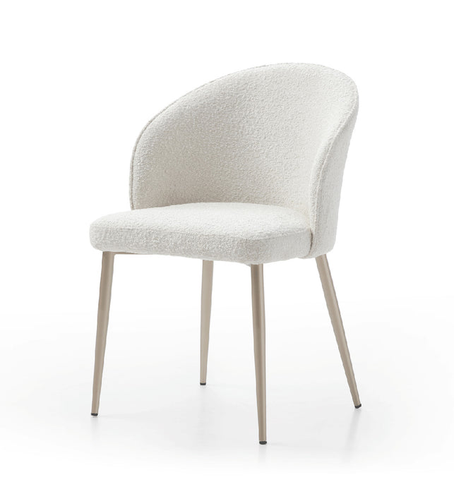 ESF Furniture - 109 - 7 Piece Dining Table Set in Gloss Golden - 109TABLEGOLDEN-7SET - GreatFurnitureDeal