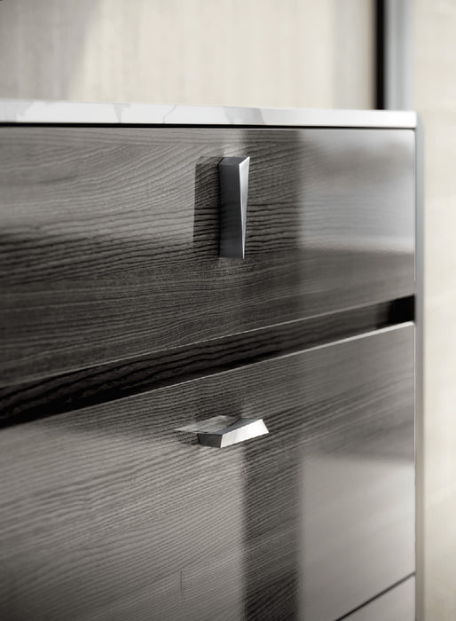 ESF Furniture - Vulcano Double Dresser with Mirror in Luxury Grey Oak - VULCANODD-MIRROR