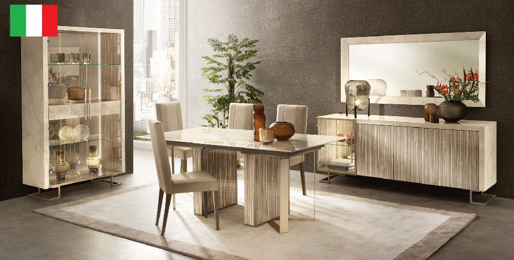 ESF Furniture - Luce Dining Table w/2 Extensions - LUCETABLE