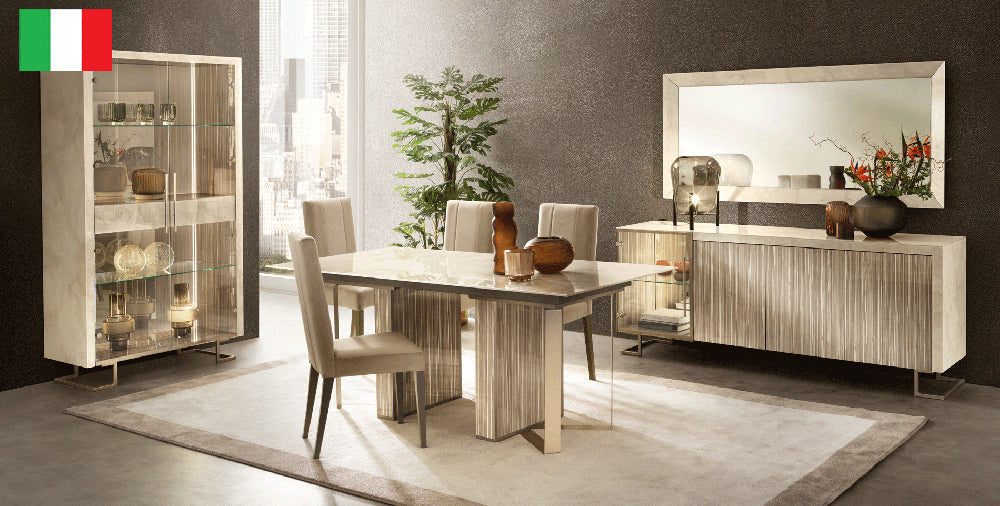 ESF Furniture - Luce 5 Piece Dining Table Set - LUCETABLE-5SET - GreatFurnitureDeal
