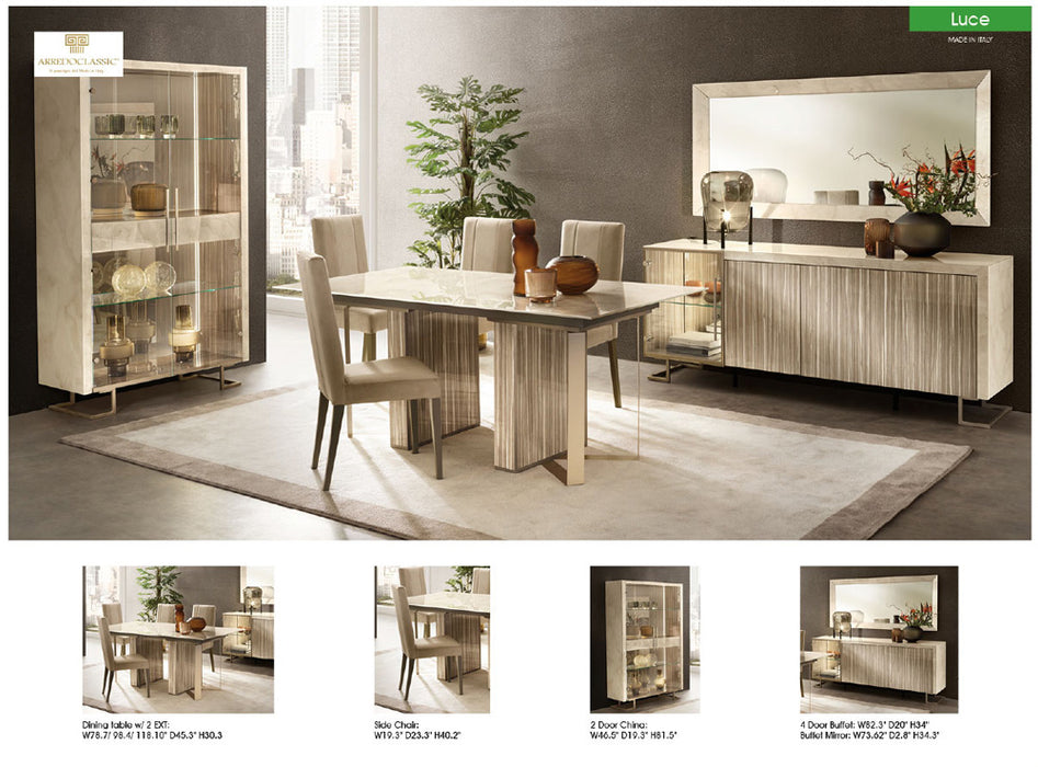 ESF Furniture - Luce 2 Door Cabinet w/Drawer - LUCECABINET - GreatFurnitureDeal