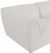 Meridian Furniture - Miramar 142" Linen Textured Fabric Upholstered 6 Piece Modular Sectional - 683Cream-Sec6B - GreatFurnitureDeal