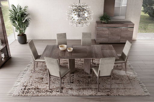ESF Furniture - Viola 5 Piece Dining Room Set in Purple Elm - VIOLATABLE-5SET - GreatFurnitureDeal