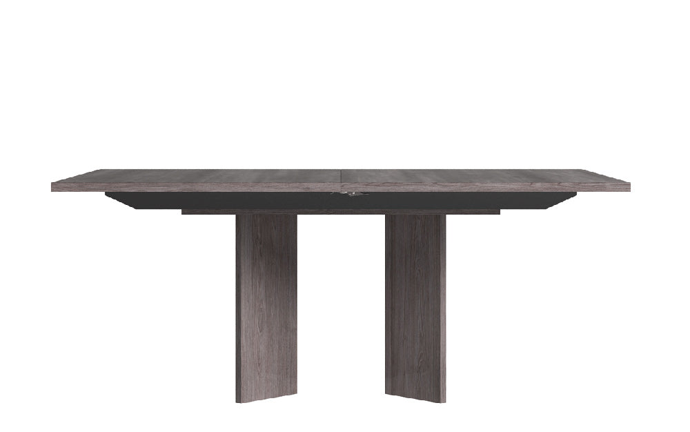 ESF Furniture - Viola Dining Table with 1 - 17.7" Extention in Purple Elm - VIOLATABLE