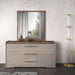 ESF Furniture - Nora Dresser in Walnut - NORADRESSER - GreatFurnitureDeal