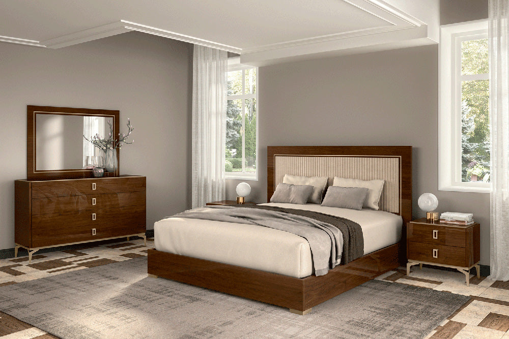 tobacco bedroom furniture Hacienda Stain Rosewood Set like upholstered bed that feels both substantial and plush River Place Riverstone White And