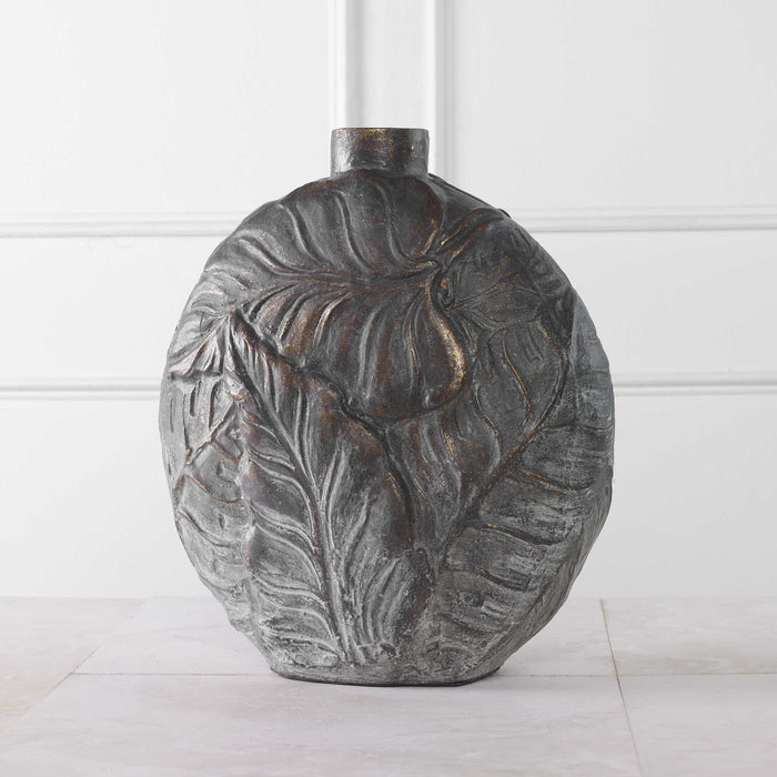 Uttermost - Palm Aged Patina Paradise Vase - 17113