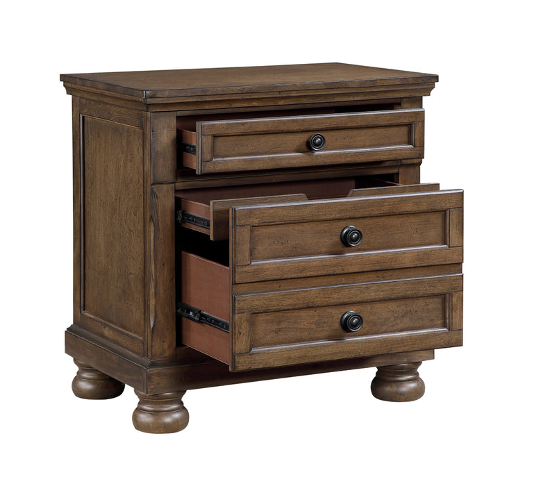 Homelegance - Begonia 3 Piece Cal King Bedroom Set in Brown - 1718KBR-1CK*3