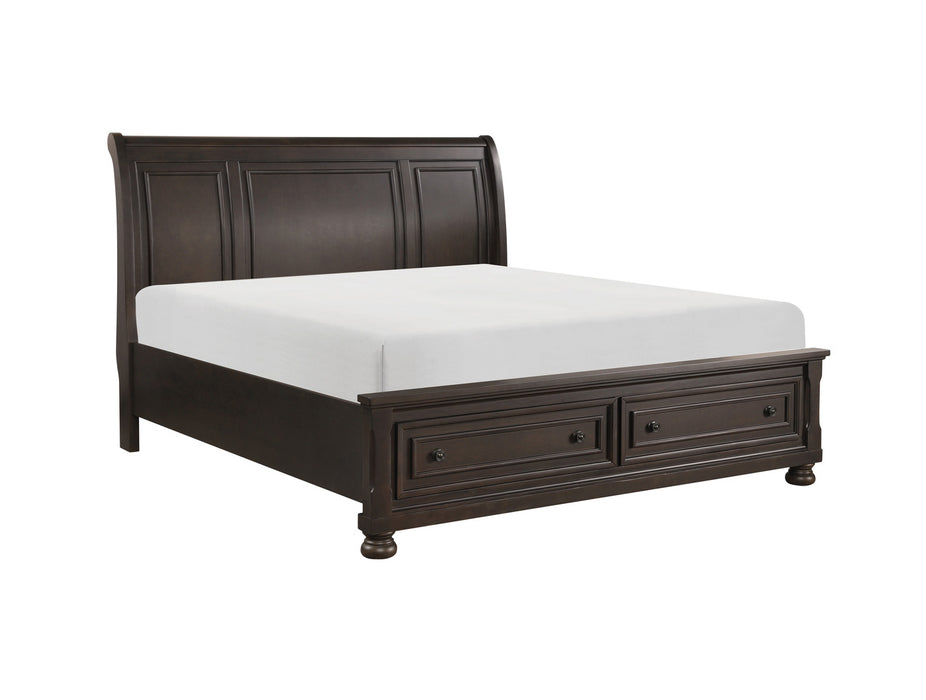 Homelegance - Begonia 3 Piece Cal King Bedroom Set in Grayish Brown - 1718GY-1CK*3