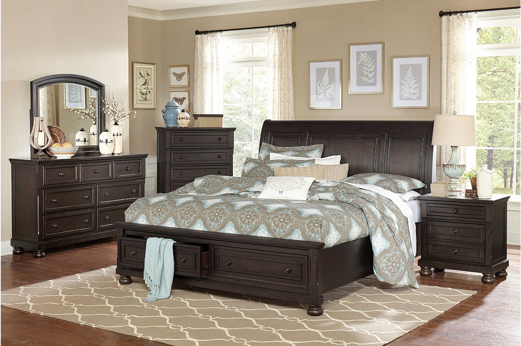 Homelegance - Begonia 3 Piece Queen Bedroom Set in Grayish Brown - 1718GY-1*3