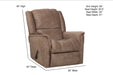 Motion Ease - Robin Rocker Recliner in Brown - 172-91-17 - GreatFurnitureDeal