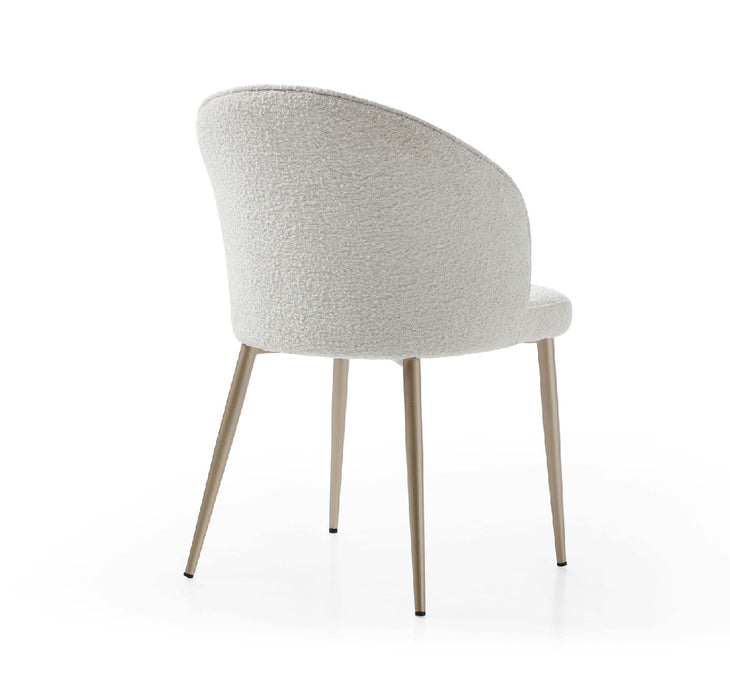 ESF Furniture - 109 - 7 Piece Dining Table Set in Gloss Golden - 109TABLEGOLDEN-7SET - GreatFurnitureDeal