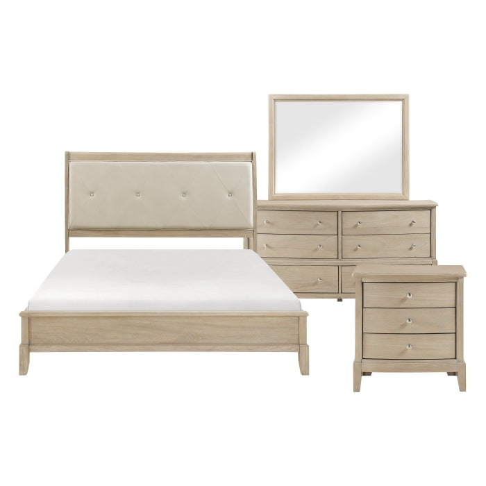Homelegance - Cotterill 4 Piece Queen Bedroom Set in Beige - 1730NB-1*4 - GreatFurnitureDeal