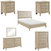 Homelegance - Cotterill 6 Piece California King Bedroom Set in Beige - 1730KNB-1CK-6SET - GreatFurnitureDeal