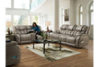 Motion Ease - Ezra Double Reclining Power Sofa in Tan - 174-37-17 - GreatFurnitureDeal