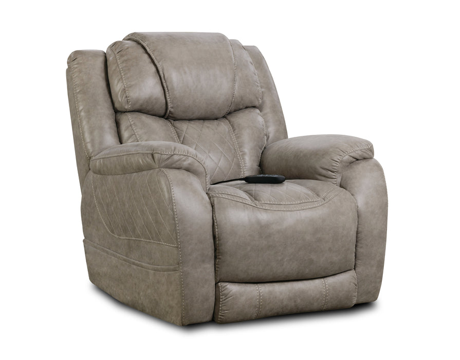 Motion Ease - Ezra Power Wall Saver Recliner in Mushroom - 174-97-17 - GreatFurnitureDeal