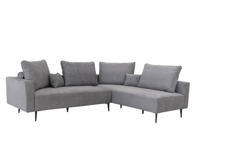 ESF Furniture - Redford Sectional in Grey - REDFORD-SEC - GreatFurnitureDeal