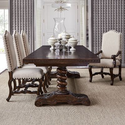 Ambella Home Collection - Castilian Dining Table - 17501-600-120 - GreatFurnitureDeal