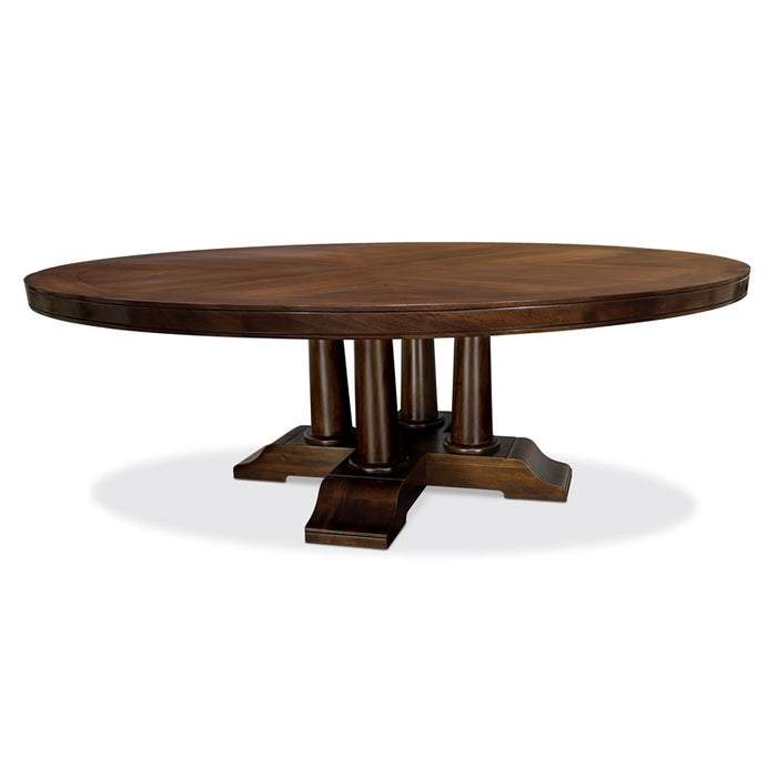Ambella Home Collection - Positano Dining Table (86") - Semi Crown - 17501-600-286 - GreatFurnitureDeal