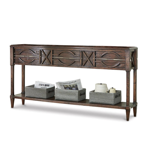 Ambella Home Collection - Spindle Console - Walnut - 17554-850-001 - GreatFurnitureDeal