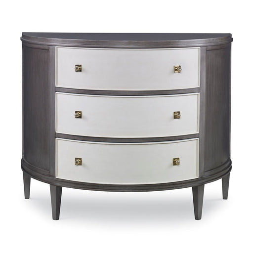 Ambella Home Collection - Orion Demilune Chest - Grey / Linen - 17581-830-011 - GreatFurnitureDeal