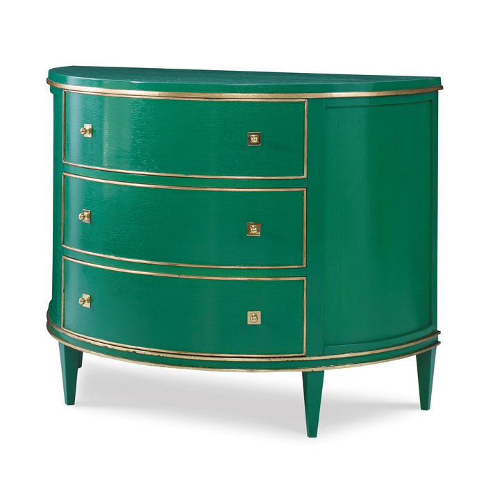 Ambella Home Collection - Orion Demilune Chest - Emerald - 17581-830-029