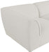 Meridian Furniture - Miramar 175" Linen Textured Fabric Upholstered 7 Piece Modular Sectional - 683Cream-Sec7B - GreatFurnitureDeal