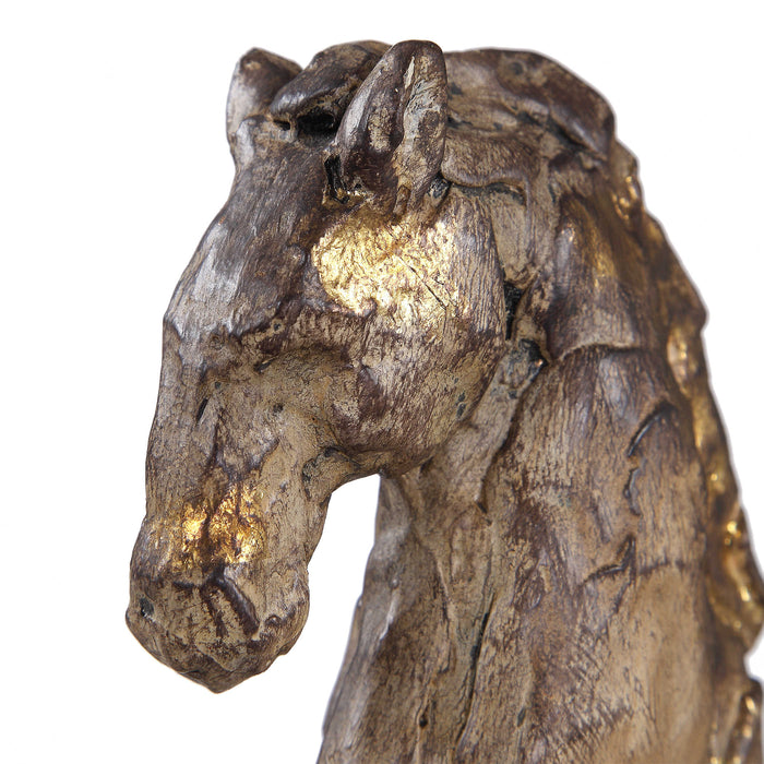 Uttermost - Caballo Dorado Horse Sculpture - 17585