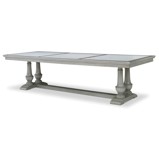 Ambella Home Collection - Harvest Dining Table (96") - Ash Grey - 17594-600-396 - GreatFurnitureDeal