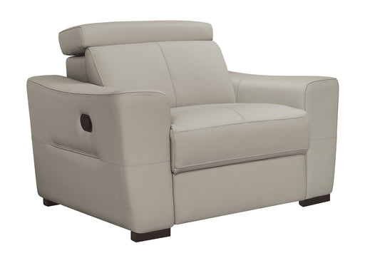 ESF Furniture - 6021 Grey Armchair w/ Manual Recliners - 6021ARMCHAIRGREY - GreatFurnitureDeal