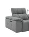 J&M Furniture - Beaumont Dark Gray Leather Sectional - 176652-DG - GreatFurnitureDeal