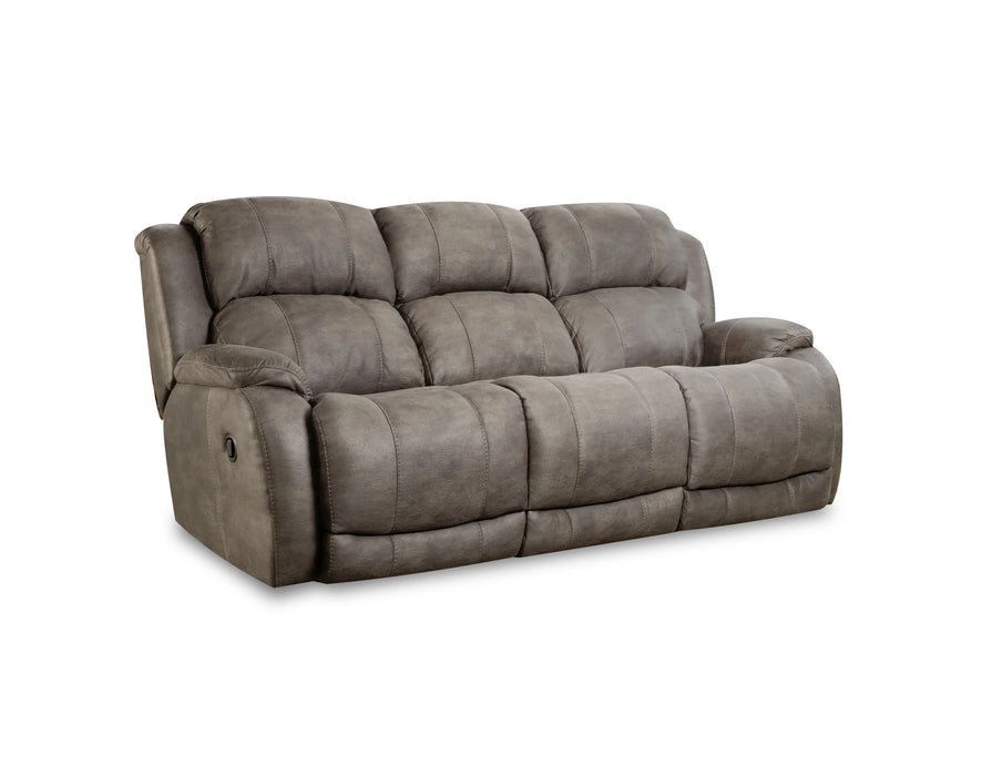 Motion Ease - Forrest Double Reclining Sofa in Grey - 177-30-17 - GreatFurnitureDeal