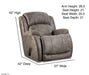 Motion Ease - Forrest Rocker Recliner in Grey - 177-91-17 - GreatFurnitureDeal