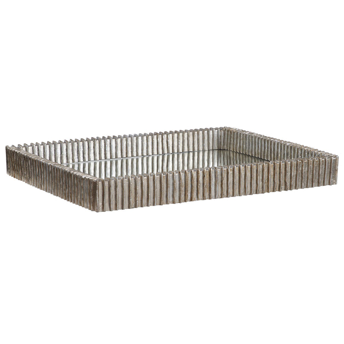 Uttermost - Talmage Silver Mirrored Tray -17732 - GreatFurnitureDeal
