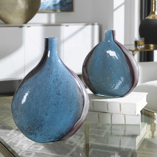 Uttermost - Adrie Art Glass Vases, S/2 -17741 - GreatFurnitureDeal