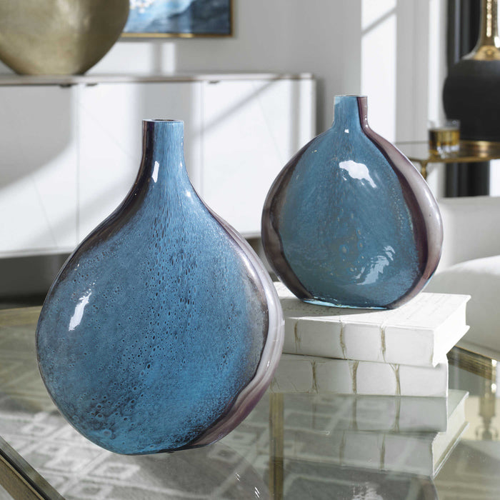 Uttermost - Adrie Art Glass Vases, S/2 -17741