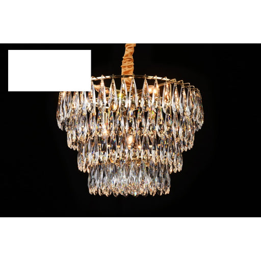 Mariano Furniture - 17760 Crystal Chandelier in Gold - BM-17760M - GreatFurnitureDeal