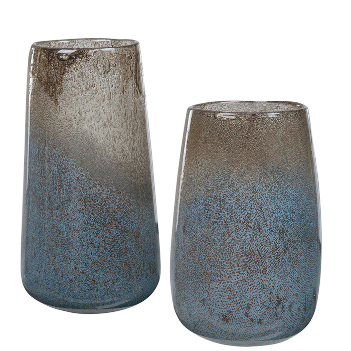 Uttermost - Ione Seeded Glass Vases, S/2 - 17762