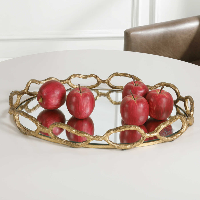 Uttermost - Cable Chain Mirrored Tray - 17837