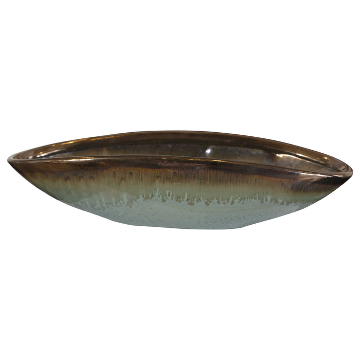 Uttermost - Iroquois Green Glaze Bowl - 17855