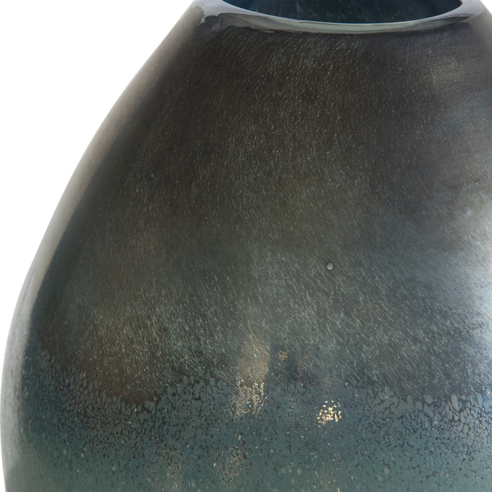 Uttermost - Rian Aqua Bronze Vases, S/2 - 17975 - GreatFurnitureDeal