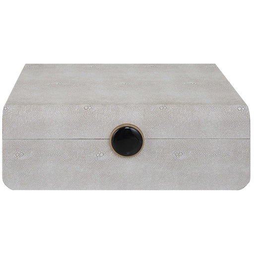 Uttermost - Lalique White Shagreen Box - 17995 - GreatFurnitureDeal