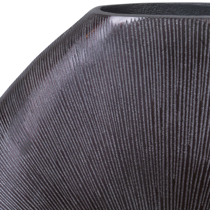 Uttermost - Gretchen Black Nickel Vase -18001 - GreatFurnitureDeal