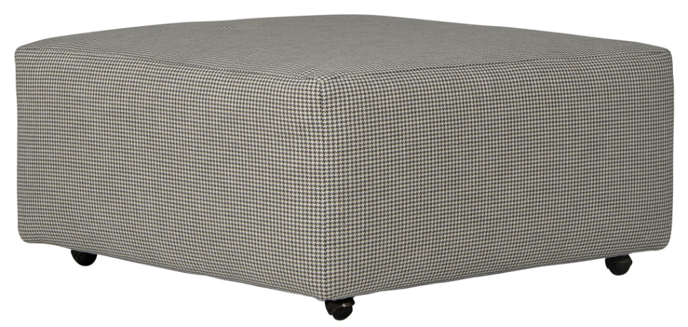Catnapper - Searsport Castered Cocktail Ottoman in Metal/Charcoal - 180-12-METAL - GreatFurnitureDeal