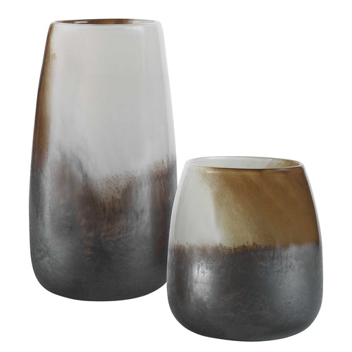 Uttermost - Desert Wind Glass Vases, S/2 - 18047 - GreatFurnitureDeal