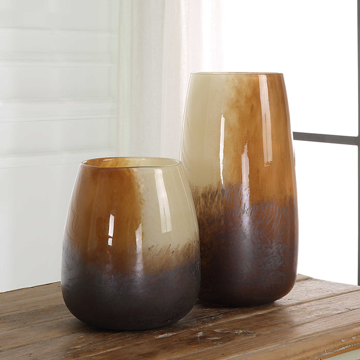 Uttermost - Desert Wind Glass Vases, S/2 - 18047