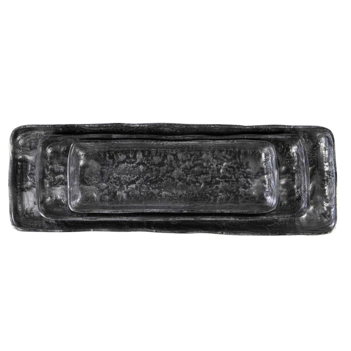 Uttermost - Artisan Antique Nickel Trays, S/3 - 18056